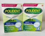 2 X POLIDENT Antibacterial Denture Cleanser, 84 tabs each. Exp 11/30/2025 - £15.83 GBP
