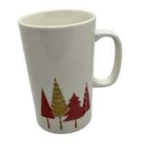 Starbucks 2017 Christmas Tree Red &amp; Gold 16 Oz. Tall Coffee Mug - $20.10 CAD