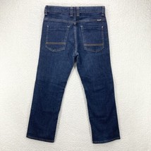 Wrangler Straight Jeans Boys 12 Husky Adjustable Waist Stretch Denim Pan... - $12.54