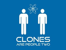 FUNNY TSHIRT Clones Are People Too T-Shirt Science Fiction Mens kIds Tee Shirt - £10.40 GBP