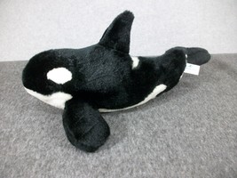 Seaworld Shamu Killer Whale Orca 16 in Plush Stuffed Animal Realistic Sea World - £13.65 GBP