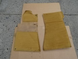85 Mercedes R107 380SL floor mats, interior palomino - $59.99