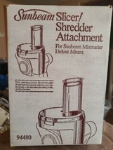 Vintage Sunbeam Mixmaster Deluxe Mixer Slicer Shredder Attachment 94480 ... - $39.59