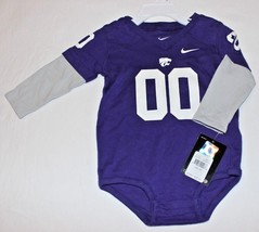 NEW INFANT NCAA KS KANSAS STATE WILDCATS ONE-PIECE “00” LONG SLEEVE BODY... - £13.74 GBP