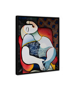 Framed Pablo Picasso Woman Asleep In An Armchair Painting Oil Canvas Print  - $40.08 CAD+