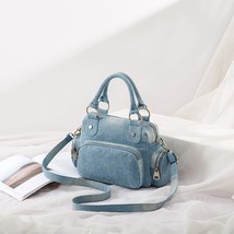 Annmouler Designer Women Crossbody Bag Quality Denim Shoulder Bag Multi-pockets  - £47.72 GBP