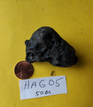 Rare Black Hag Witch Hex Black Angel Wings Fairy Stone  No holes 50gr - $30.00