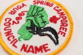Vintage 1982 Spring Camporee Your Council Name Boy Scouts America BSA Camp Patch - £9.31 GBP