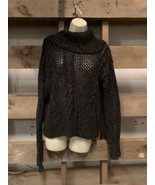 Nine West Vintage America Gray Cowl Neck Sweater Woman’s Size M Open Thi... - $468.48 MXN