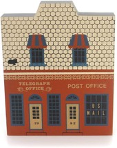 CATS MEOW VILLAGE Telegraph Post Office Retired 1987 Main Street Series 1874 - £13.66 GBP
