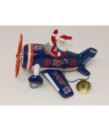 Danbury Mint MLB Detroit Tigers 2007 Santa Victory Plane Christmas Ornament - €14,45 EUR