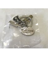Beringer main and vine promotional item key ring with charms key chain - €17,15 EUR