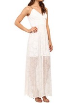 Sangria Ivory Gown Chain Strap Detail Grecian Goddess Inspired Long Gown 8 - £31.64 GBP