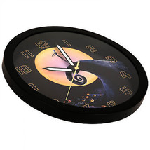 Nightmare Before Christmas Spiral Hill Wall Clock Black - £25.16 GBP