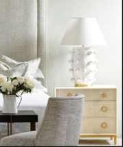 Visual Comfort Large Kelly Wearstler Linden Table Lamp white coastal organic mod - £814.16 GBP
