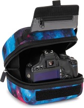 Usa Gear Hard Shell Dslr Camera Case (Galaxy) With Molded Eva, And More. - £29.46 GBP