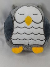 Young Living Gray Feather Owl Plush 6 Inch Stuffed Animal Toy - £7.93 GBP