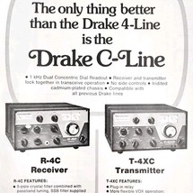1975 Drake C Line Receiver And Transmitter Advertisement Electronics DWLL13 - $484.95 MXN
