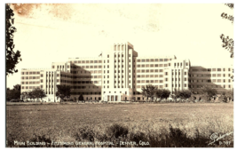 RPPC Sanborn Postcard D-787 Fitzsimon&#39;s General Hospital in Denver, Colorado - £33.43 GBP