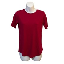 Universal Standard US10013B Rex S/S Tee Shirt Dark Pink Size 4XS US 0 New - $27.72