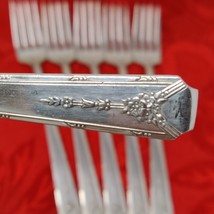 6X Dinner Forks Milady by Oneida Community Silverplated Flatware 1940 7 ... - $24.98