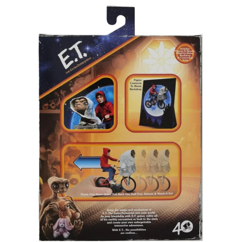 NECA Original  55065 E.T. The Extra Terrestrial 40th Anniversary Elliott &amp; E.T. - £76.13 GBP