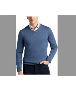 Joseph Abboud Modern Fit V-Neck Merino Wool Sweater -colour:Dark Blue si... - $37.39
