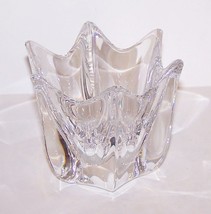 STUNNING SIGNED ORREFORS SWEDEN CRYSTAL 4&quot; SMALL BOWL - $39.59