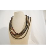 Betsey Johnson Gold-Tone Mesh Crystal Multi-Layer Collar Necklace R108 $165 - $1,242.70 MXN