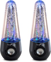Black Befree Sound Bluetooth Led Dancing Water Multimedia, Shelf Speaker). - £39.92 GBP