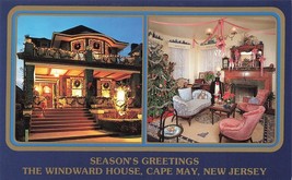 Postcard - The Windward House Seasons Greetings Cape May New Jersey M45 - £3.94 GBP