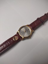 Perry Ellis America Watch With Brown Leather Band  - $50.00