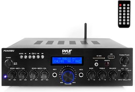 Pyle Pda65Bu Is A Wireless Bluetooth Power Amplifier System, And Studio ... - £84.89 GBP