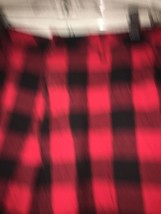 Carbon Men&#39;s Black &amp; Red Plaid Check Shorts Pockets Casual Size 36 - $29.40