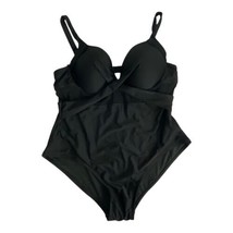 Meet Curve Womans Swimsuit Size 3XL One Piece Black Padded Underwire Nor... - $33.99