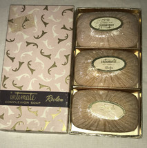 Vintage Revlon Intimate Fragrance Complexion Soap Bars NOS French Milled Beauty  - £40.63 GBP