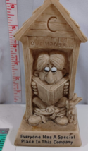 1971 Outhouse Everyone Has A Special Place In This Company Figurine Good - £11.90 GBP