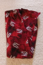 Faded Glory Boys dino Flannel Pajama Bottoms Size L 10/ 12 Pre-Owned - £5.33 GBP