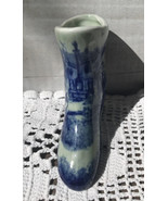 Vintage Victorian Style Flow Blue White Ironstone Shoe Collector Figurin... - $465.32 MXN
