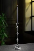 LaModaHome Single Decorative Candlestick, Stylish Taper Silver Candle Holder for - £35.90 GBP