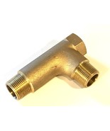 Central Boiler Parts 3/4&quot;MPT X 3/4&quot;FPT X 3/4&quot;MPT Offset Tee (#9624) - $36.12 CAD