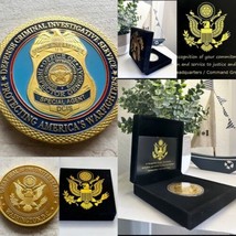 Defense Criminal Investigative Service Challenge Coin  With Special Velv... - $26.36