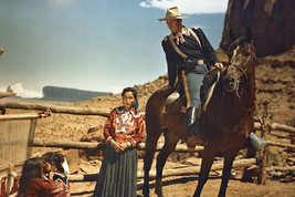 John Wayne in Fort Apache Monument Valley Utah with Indians 18x24 Poster - £19.15 GBP