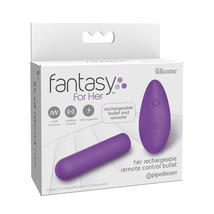 Fantasy For Her Her Rechargeable Remote Control Bullet Silicone Vibrator Purple - £51.29 GBP