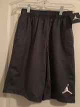Air Jordan Jumpman Youth Boys Gray Mesh Shorts Basketball Gym Size Medium - $32.01