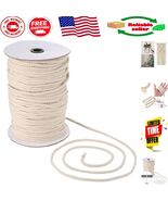 Elegantly Soft 6mm Twisted Cotton Macrame Cord - 175 Yards for Crafting ... - $847.82 MXN