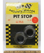 1965 K&amp;B Aurora 1:24 1:25 Slot Car Pit Stop Parts 1 1/8&quot; WIDE SLICK TIRE... - $151.86 MXN