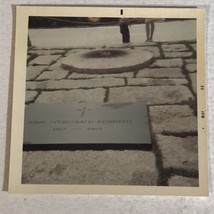 1968 John F Kennedy Gravesite Vintage Photo Picture 3 1/2” X 3 1/2” Box4 - $9.89