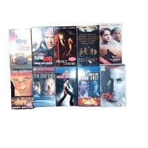 Lot 10 VHS Movies Action Adventure Drama Rated R #3 - £15.55 GBP