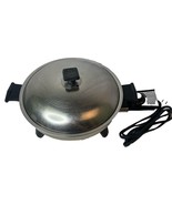 Rena Ware 11&quot; Electric Skillet Stainless With Lid 7125E - $964.09 MXN